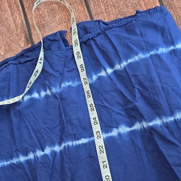 Banana Republic Casual Button Down Slim Fit Blue Tie-Dye Shirt XXL AO-2029 - Picture 7 of 7